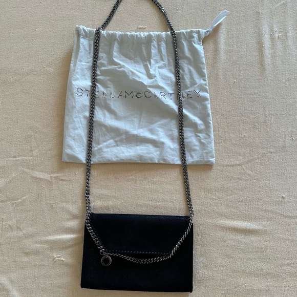 Stella McCartney Falabella Mini Shoulder Bag- Black - Picture 3 of 6